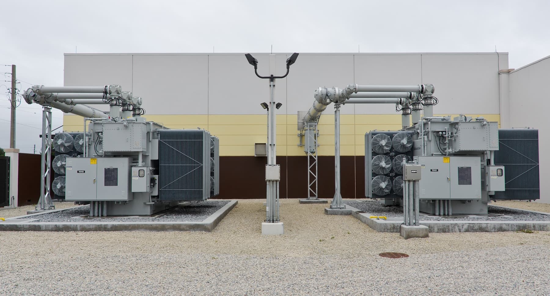 Industrial transformers and cooling equipment